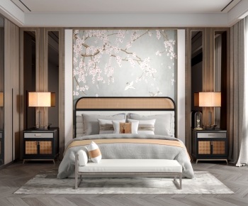 New Chinese Style Bedroom-ID:706634048