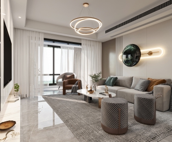 Modern A Living Room-ID:350070001