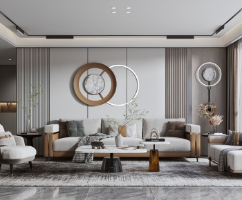 Modern A Living Room-ID:579171909