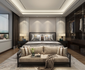 New Chinese Style Bedroom-ID:869159736