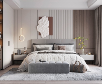 Modern Bedroom-ID:666698931