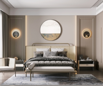 New Chinese Style Bedroom-ID:843168973