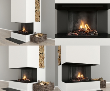 Modern Fireplace-ID:524502043