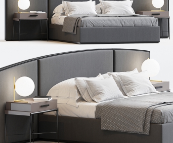 Modern Double Bed-ID:656788111