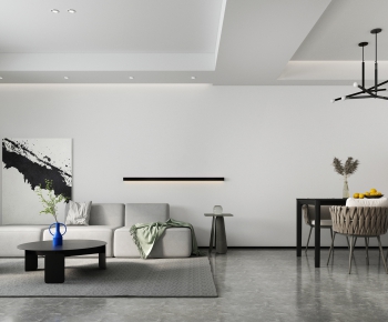 Wabi-sabi Style A Living Room-ID:438534983
