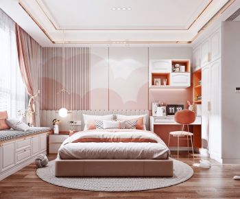 Nordic Style Girl's Room Daughter's Room-ID:143960958