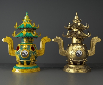 Chinese Style Decorative Set-ID:337246897