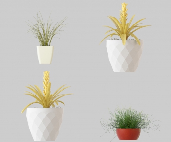 Modern Potted Green Plant-ID:714560999