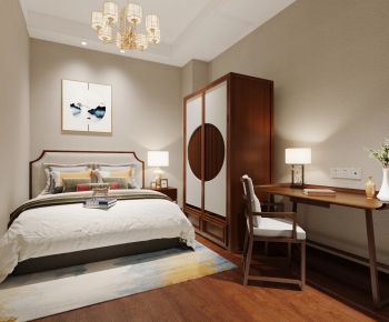 New Chinese Style Bedroom-ID:557306057