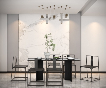 New Chinese Style Dining Room-ID:673329117