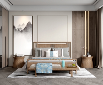 New Chinese Style Bedroom-ID:535608054
