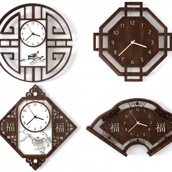 Chinese Style Wall Clock-ID:667996887