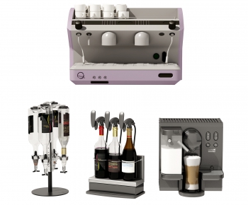 现代厨电咖啡机厨房电器组合-ID:369477992