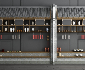 New Chinese Style Catering Space-ID:340838917