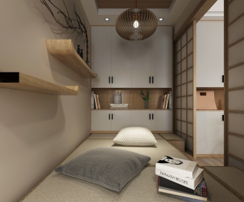 Japanese Style Bedroom-ID:876306066