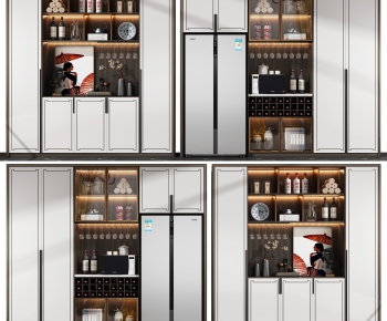 New Chinese Style Wine Cabinet-ID:832595119