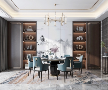 New Chinese Style Dining Room-ID:406178959