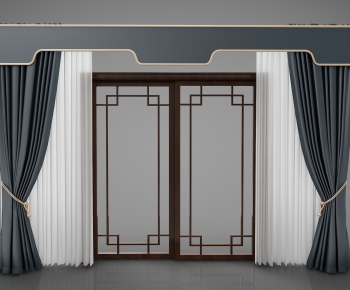 New Chinese Style The Curtain-ID:600810052