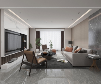 Modern A Living Room-ID:758512028