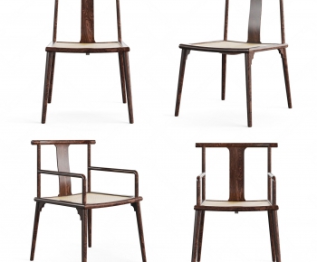 New Chinese Style Single Chair-ID:383390904