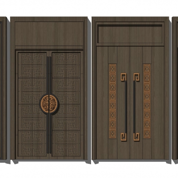 Chinese Style Double Door-ID:789704083