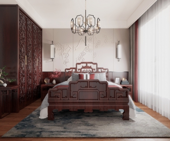 Chinese Style Bedroom-ID:247987038