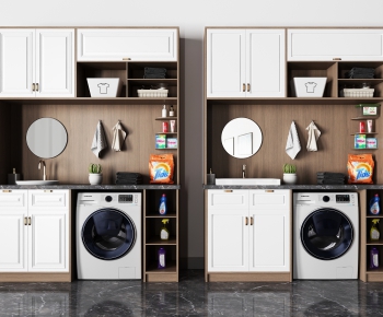 Modern Laundry Cabinet-ID:700665003