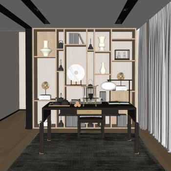New Chinese Style Study Space-ID:798424015