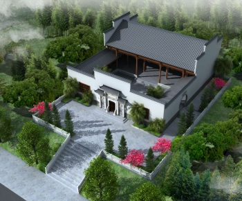 Chinese Style Ancient Architectural Buildings-ID:401607041