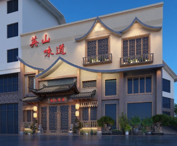 Chinese Style Facade Element-ID:437994964