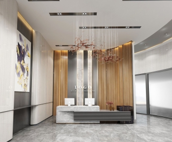 Modern Office Reception Desk-ID:535171999