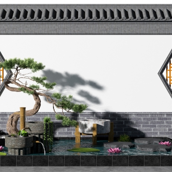 Chinese Style Garden-ID:881696941