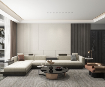 Modern A Living Room-ID:755651955
