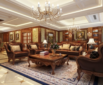 European Style A Living Room-ID:540426971