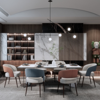 Modern Dining Room-ID:407248977