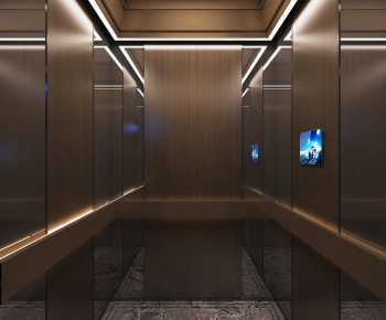 Modern Office Elevator Hall-ID:764288905