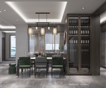 New Chinese Style Dining Room-ID:546827089