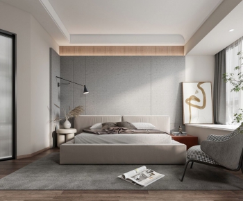 Wabi-sabi Style Bedroom-ID:523176911