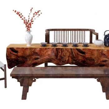 Chinese Style Tea Tables And Chairs-ID:479301935