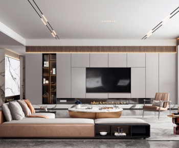 Modern A Living Room-ID:353502045