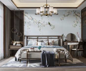 New Chinese Style Bedroom-ID:146501068