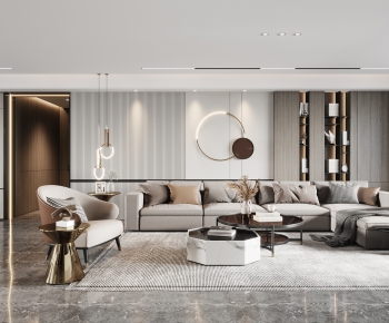 Modern A Living Room-ID:207005028