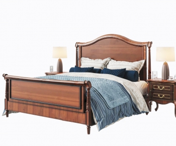 American Style Double Bed-ID:767915964