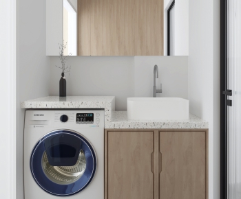 Modern Laundry Cabinet-ID:251444103