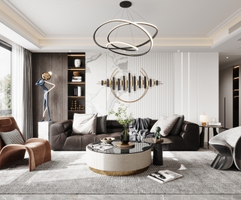 Modern A Living Room-ID:229572069
