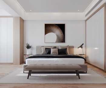 New Chinese Style Bedroom-ID:621256111