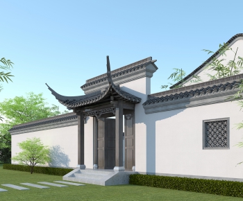 Chinese Style Building Component-ID:509222032
