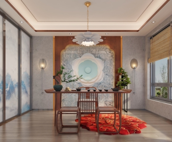 New Chinese Style Tea House-ID:222188958