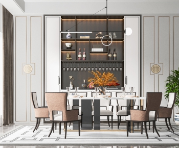 New Chinese Style Dining Room-ID:532519878