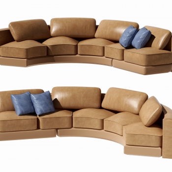 Modern Curved Sofa-ID:347660063